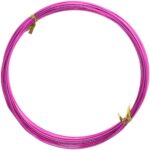 Alambre de Aluminio, Flexible, de Color, para Manualidades, 1 mm de grosor, Rollo de 5 m - Fucsia
