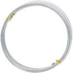 Alambre de Aluminio, Flexible, de Color, para Manualidades, 1 mm de grosor, Rollo de 5 m - Plateado