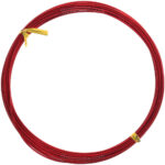 Alambre de Aluminio, Flexible, de Color, para Manualidades, 1 mm de grosor, Rollo de 5 m - Rojo