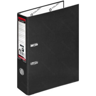 Archivador de Palanca PVC Tamaño Oficio, Lomo Ancho - Negro