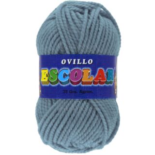 Lana Escolar, Gruesa, Ovillo de 35 gramos - Gris