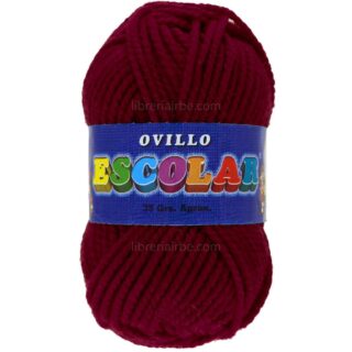 Lana Escolar, Gruesa, Ovillo de 35 gramos - Guindo