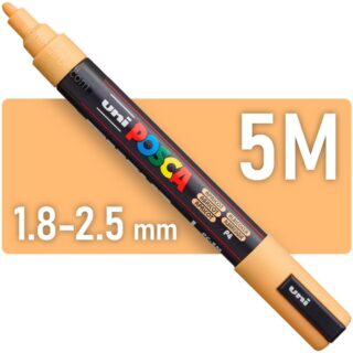 Marcador uni-POSCA PC-5M, Punta Media (1.8-2.5 mm) - Albaricoque