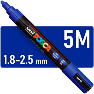 Marcador uni-POSCA PC-5M, Punta Media (1.8-2.5 mm) - Azul