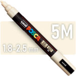 Marcador uni-POSCA PC-5M, Punta Media (1.8-2.5 mm) - Marfil