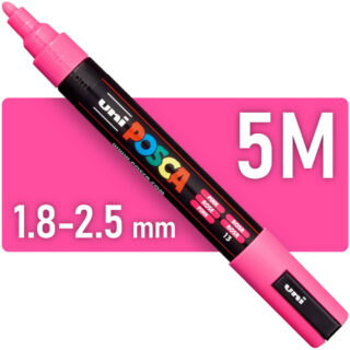 Marcador uni-POSCA PC-5M, Punta Media (1.8-2.5 mm) - Rosa