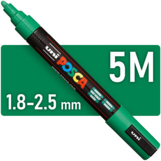 Marcador uni-POSCA PC-5M, Punta Media (1.8-2.5 mm) - Verde