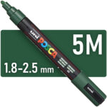 Marcador uni-POSCA PC-5M, Punta Media (1.8-2.5 mm) - Verde Inglés