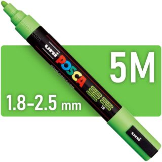 Marcador uni-POSCA PC-5M, Punta Media (1.8-2.5 mm) - Verde Manzana