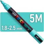 Marcador uni-POSCA PC-5M, Punta Media (1.8-2.5 mm) - Verde Marino