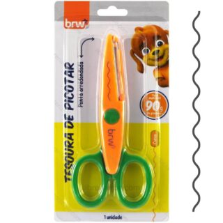 Tijera con Diseño, Forma Decorativa, de 13 cm, BRW - Curva