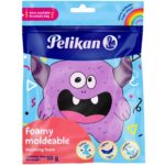 Foamy Moldeable, Plastilina, Masa de Goma EVA, Pelikan, Bolsa de 50 gramos, Violeta