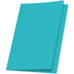 Folder de Cartulina de Color, 200 gm², Tamaño Oficio - Turquesa