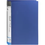 Folder de Plástico, Carpeta, Archivador, con Fastener Tipo Gusanillo, MaxOffice, Tamaño Oficio, Azul
