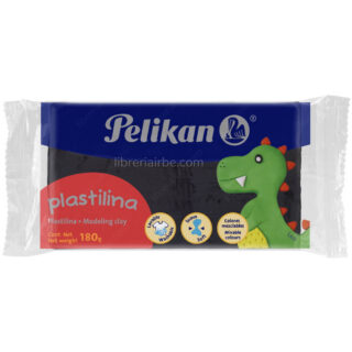 Plastilina Pelikan, en Barra, Bloque, Marqueta de 180 gramos, Negro