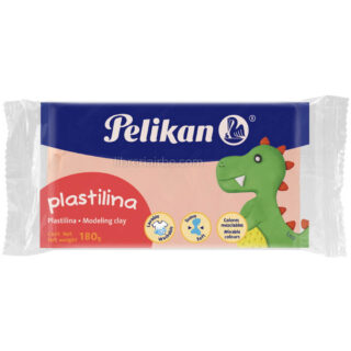 Plastilina Pelikan, en Barra, Bloque, Marqueta de 180 gramos, Rosa Carne