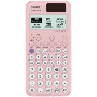 Calculadora Científica CASIO ClassWiz fx-991LA CW, en Español, Solar y Batería, 550 Funciones, Rosa