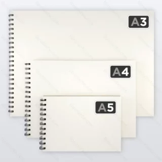 Cuaderno de Dibujo Motarro Doble Espiral de Metal con 24 Hojas de 160 gm² Interiores Librería IRBE Cochabamba Bolivia