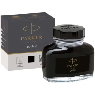 Tinta para Pluma Fuente, Estilográfica, Parker Quink, en Frasco de 57 ml, Negro