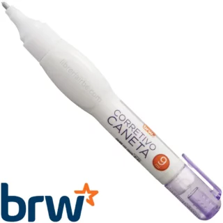 Corrector Líquido, Tipo Lápiz, en Forma de Bolígrafo, BRW, 9 ml