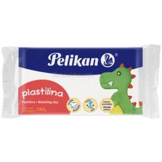 Plastilina Pelikan, en Barra, Bloque, Marqueta de 180 gramos, Blanco