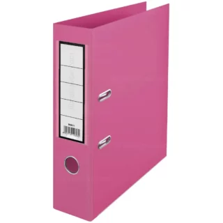 Archivador de Palanca, PVC, Tamaño Oficio, 2 Anillas, Lomo Ancho, Fucsia