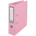 Archivador de Palanca, PVC, Tamaño Oficio, 2 Anillas, Lomo Ancho, Rosa Pastel