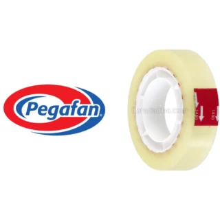 Cinta Adhesiva, Transparente, Pequeña, de Escritorio, Pegafan, Rollo de 25 Yardas x 12 mm