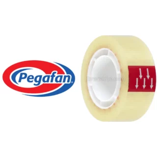 Cinta Adhesiva, Transparente, Pequeña, de Escritorio, Pegafan, Rollo de 25 Yardas x 19 mm