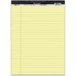 Libreta, Pad, Bloc, Tamaño Carta, TALBOT, con 50 Hojas Rayadas, Amarillas
