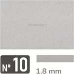 Cartón Prensado Gris, Pliego de 80 x 120 cm, Nº 10 (1.8 mm)
