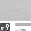 Cartón Prensado Gris, Pliego de 80 x 120 cm, Nº 9 (1.7 mm)