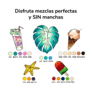 Marcadores Ohuhu Serie Honolulu a Base de Alcohol Doble Punta Detalles Librería IRBE Cochabamba Bolivia