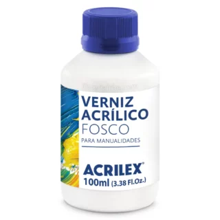 Barniz Acrílico Mate para Manualidades, ACRILEX, Bote de 100 ml