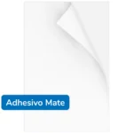 Papel Autoadhesivo, Tamaño Oficio, Blanco, para Imprimir, 120 g-m², Mate