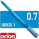 Bolígrafo Punta Fina de 0.7 mm, Orion Rider 1, Celeste