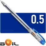 Bolígrafo, Micropunta de Tinta Gel, Punta Fina de 0.5 mm, BOIL, Lovein, Azul