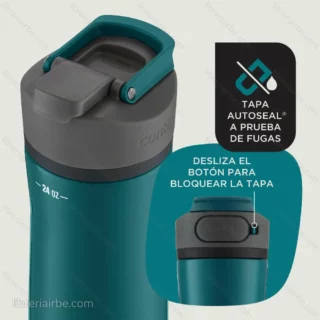 Tomatodo Contigo Cortland Chill 2.0 de Acero Inoxidable con Tapa Autoseal 710 ml Spirulina 1 Librería IRBE Cochabamba Bolivia
