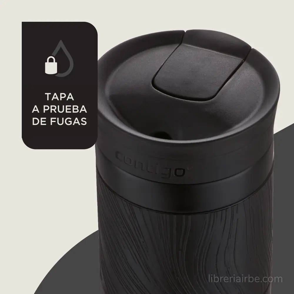 Vaso Térmico de Viaje, de Acero Inoxidable, Contigo Byron 2.0, con Tapa Snapseal, 710 ml, Negro Licorice - Imagen 2