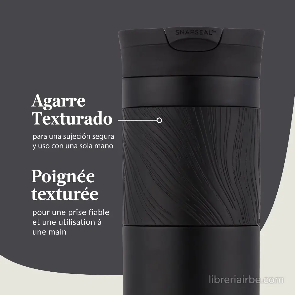 Vaso Térmico de Viaje, de Acero Inoxidable, Contigo Byron 2.0, con Tapa Snapseal, 710 ml, Negro Licorice - Imagen 3