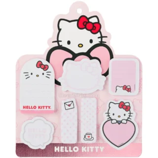 Notas Adhesivas de Papel, Hello Kitty, Mooving at Work, Set de 175 Hojas