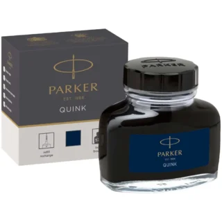 Tinta para Pluma Fuente, Estilográfica, Parker Quink, en Frasco de 57 ml, Azul Oscuro