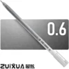 Bolígrafo, Micropunta de Tinta Gel Metálica, Punta de 0.6 mm, ZUIXUA, Plateado