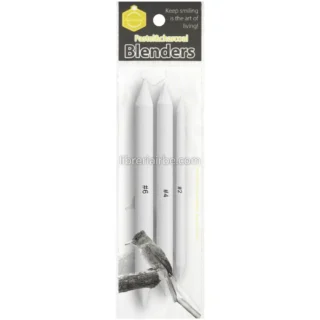 Difuminadores para Lápices, Carboncillos y Pasteles, Keep Smiling, Set de 3 Piezas