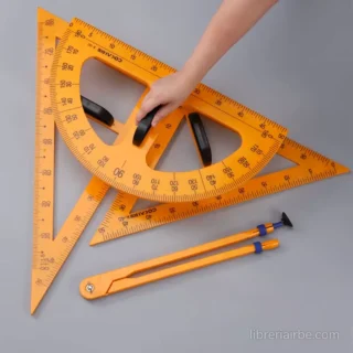 Estuche Geométrico de Pizarra, Magnético, Grande, para Maestros, Juego de Reglas y Compás, con Estuche, Cokai, 5 Piezas - Imagen 2