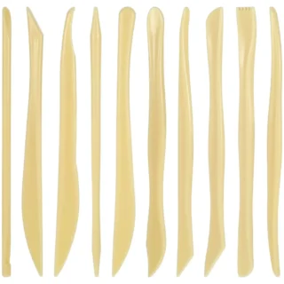 Herramientas, Estecas de Plástico para Modelado de Arcilla, Polimérica y Cerámica, Set de 10 Piezas